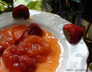 Рецепт Варенье из абрикосов и клубники