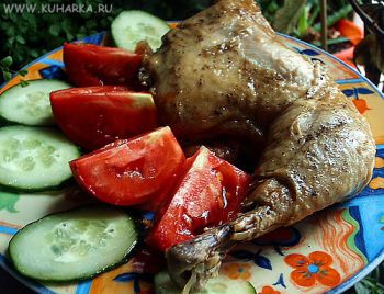 Рецепт Курица в луковом соусе