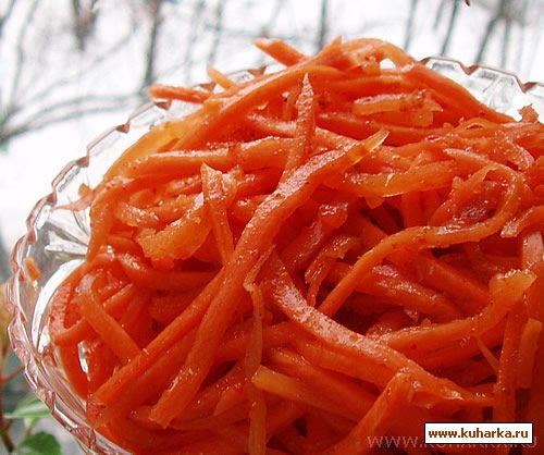 Рецепт Корейская морковка