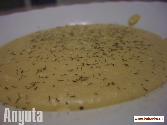 Рецепт Суп-креп из гороха нут (Crema de garbanzos)