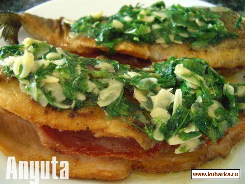 Рецепт Форель с миндалем (Trucha con almendras)