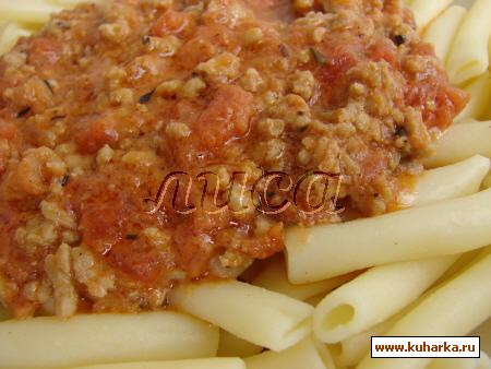 Рецепт Соус для спагетти Болоньезе