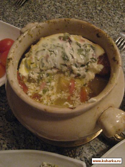 Рецепт Овощная солянка в горшочке "Ленивка"