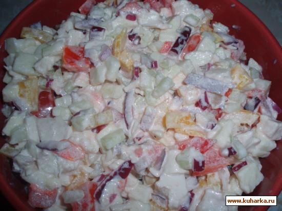 Рецепт Куриный салат с сельдереем