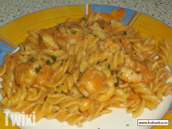 Рецепт Спагетти с креветками по-креольски