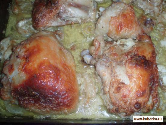 Рецепт Курица в сметане