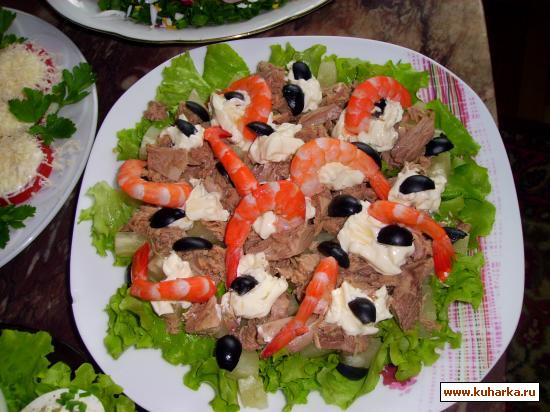 Рецепт Салат с тунцом