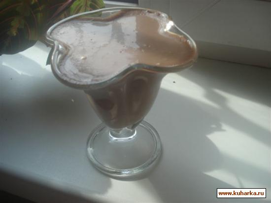 Рецепт Шоколадный мусс на манной крупе