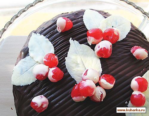 Рецепт Шоколадный торт с вишнями