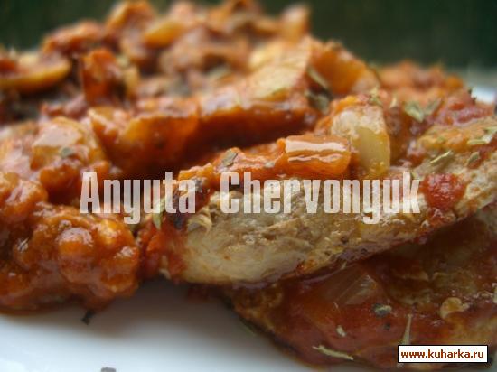 Рецепт Свинина по-канарски (Lomo de cochino con papas arrugas)