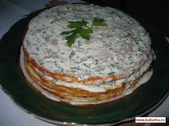 Рецепт Кабачковый торт