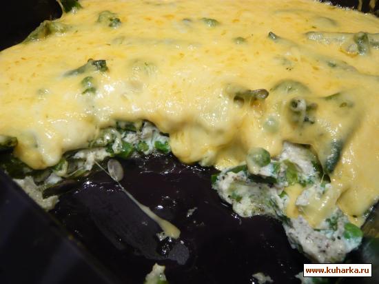 Рецепт Зеленая запеканка под сыром