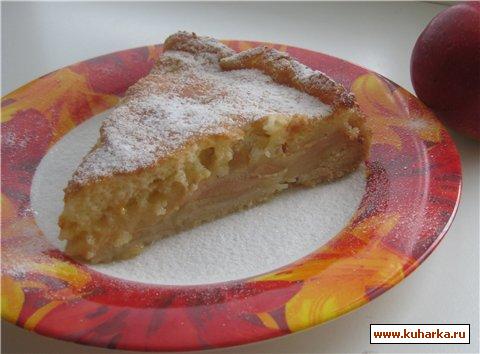 Рецепт Яблочный пирог со штрейзелем