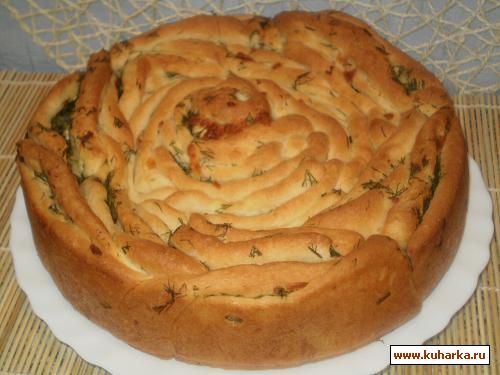 Рецепт Хлеб"Роза" с сыром