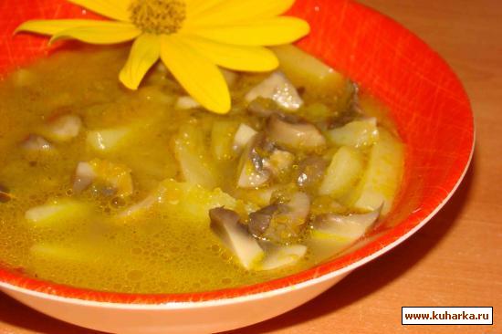 Рецепт Грибной суп с овощами