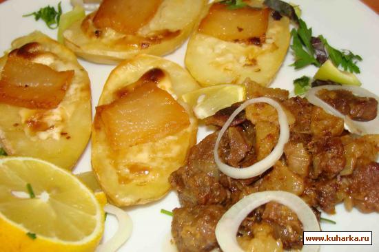 Рецепт Картошка с салом