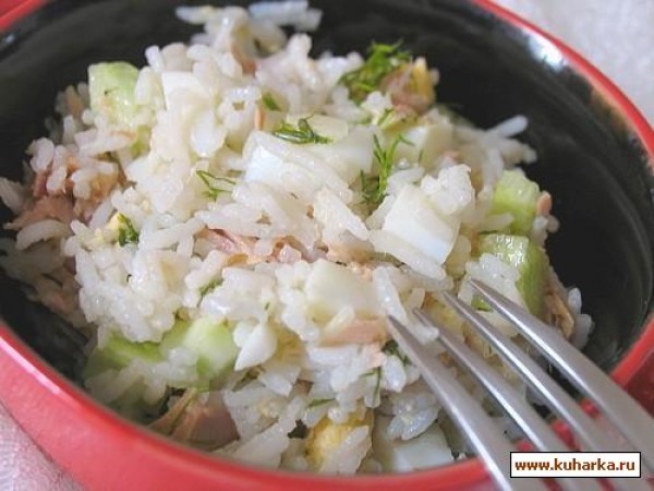 рис с тунцом салат