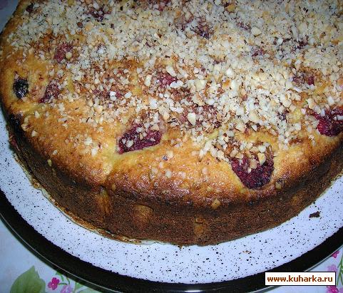 Рецепт Пирог с ягодами и творогом