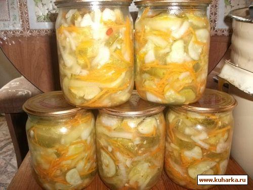 Рецепт Салат из огурцов и моркови