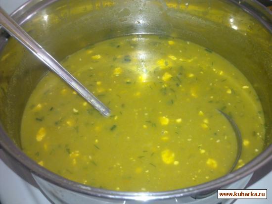 Рецепт Крем-суп щавелевый с чечевицей