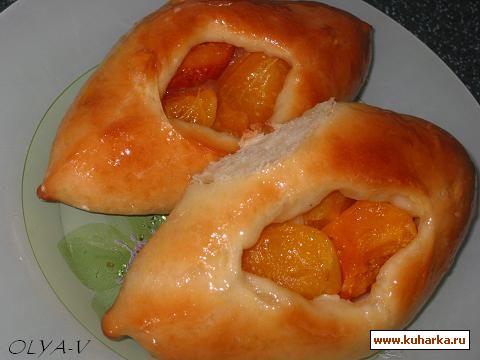 Рецепт Открытые пирожки с абрикосами