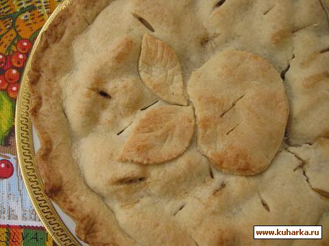 Рецепт Яблочный пирог из песочного теста