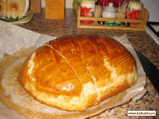 Рецепт Хлеб домашний в духовке .