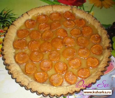 Рецепт Песочный пирог с абрикосами