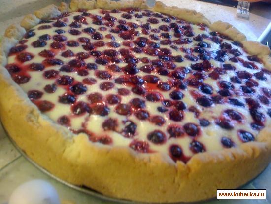 Рецепт Творожный пирог с ягодами