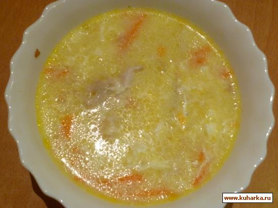 Рецепт Суп с колбасным сыром