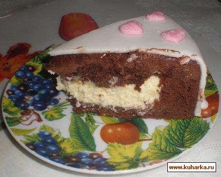 Рецепт Шоколадный торт с апельсиновым муссом