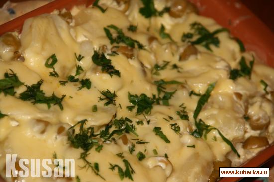 Рецепт Картофель со сметаной и оливками