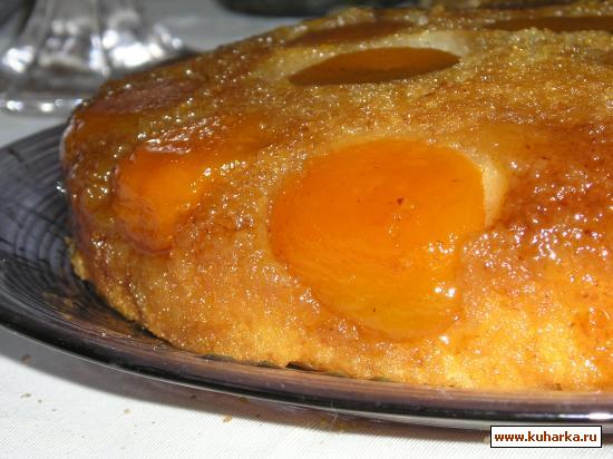 Рецепт Перевернутый абрикосовый пирог от Билла Грейнджера