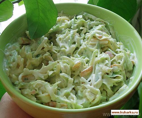 Рецепт Салат с авокадо "Яичный"