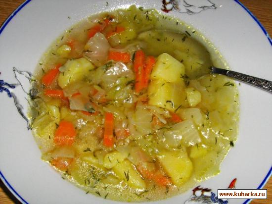 Рецепт Простой овощной суп