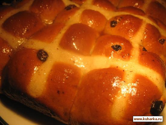 Рецепт Горячие крестовые булочки - hot cross buns.