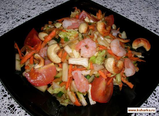 Рецепт Овощной салат в азиатском стиле