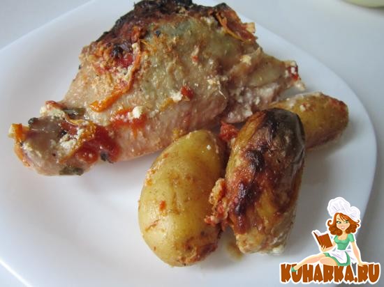 Рецепт Курица с картошкой