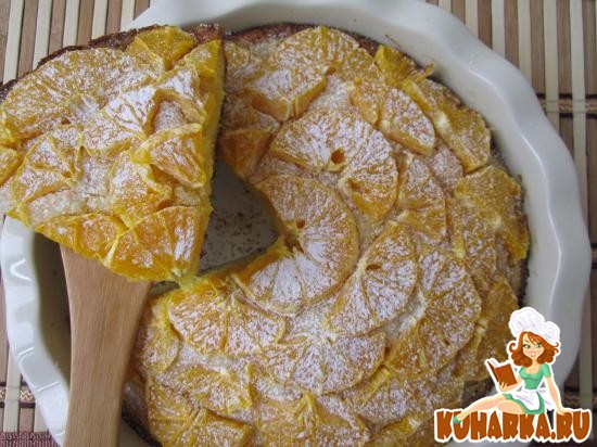 Рецепт Кукурузно-апельсиновый пирог.