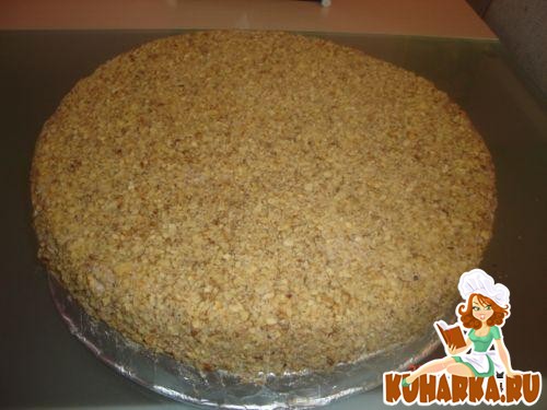 Рецепт Медовый торт с орехами