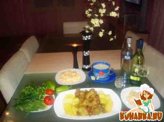 Рецепт Курица с каштанами (национальное блюдо)