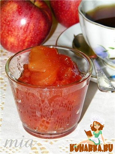 Рецепт Яблочное варенье "Янтарное"