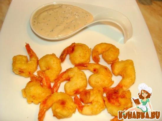 Рецепт Неожиданно-вкусный соус к креветкам в темпуре