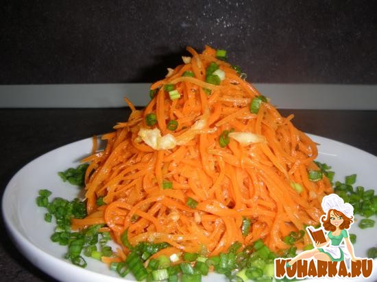 Рецепт Морковь по -корейски ,моя