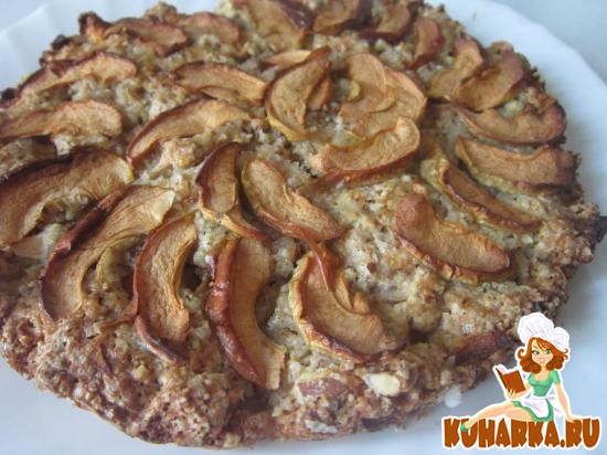 Рецепт Яблочный миндальный пирог