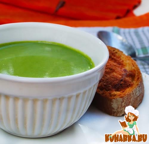 Рецепт Зеленый суп с цуккини и шпинатом