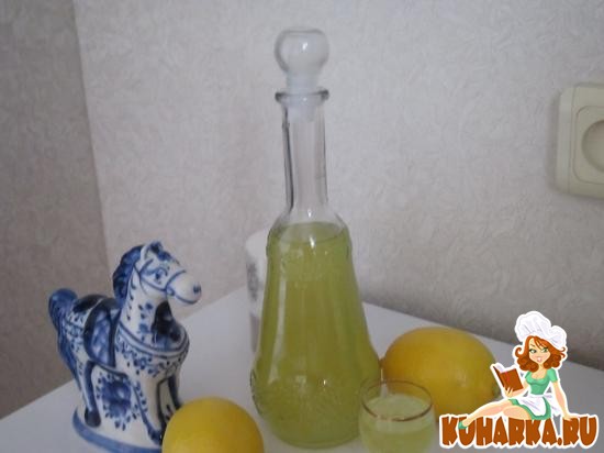 Рецепт Лимоновка или лимонный ликер