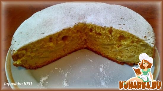 Рецепт Апельсиновый пирог с грушами