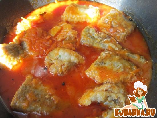 Рецепт Рыба в томатном соусе