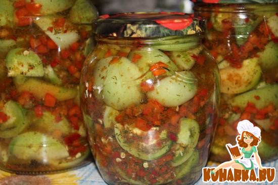 Рецепт Зелёные помидорки по - армянски